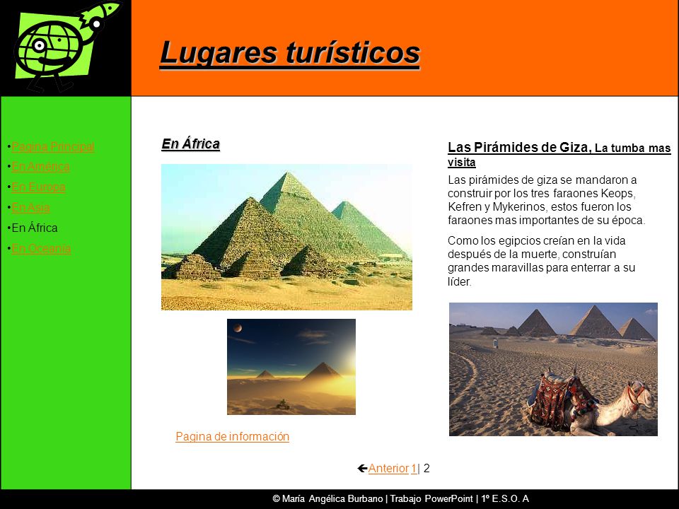 © María Angélica Burbano | Trabajo PowerPoint | 1º E.S.O. A