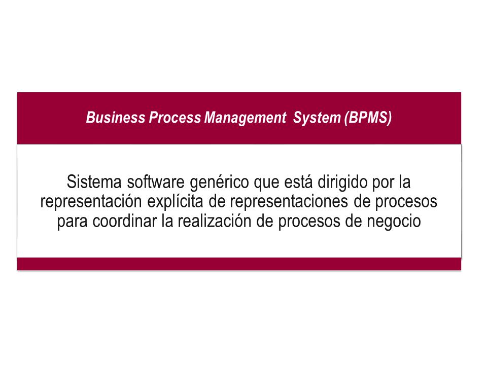 Business Process Management System (BPMS)