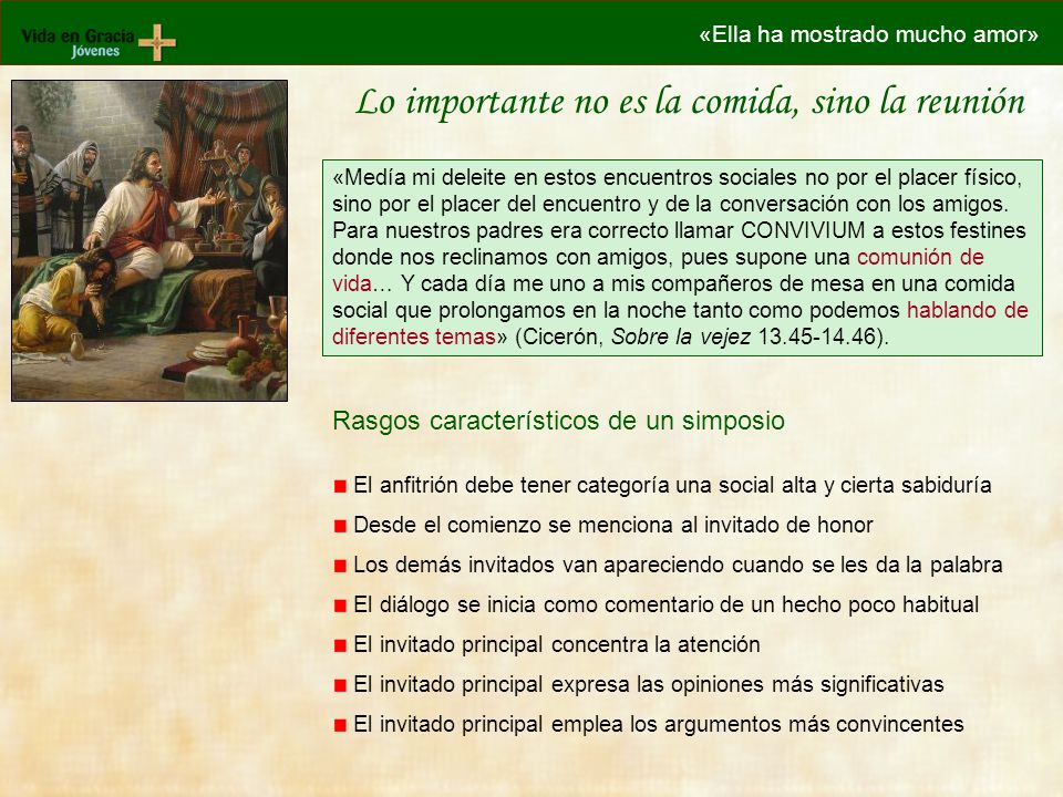 Lo importante no es la comida, sino la reunión