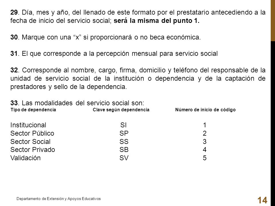 30. Marque con una x si proporcionará o no beca económica.