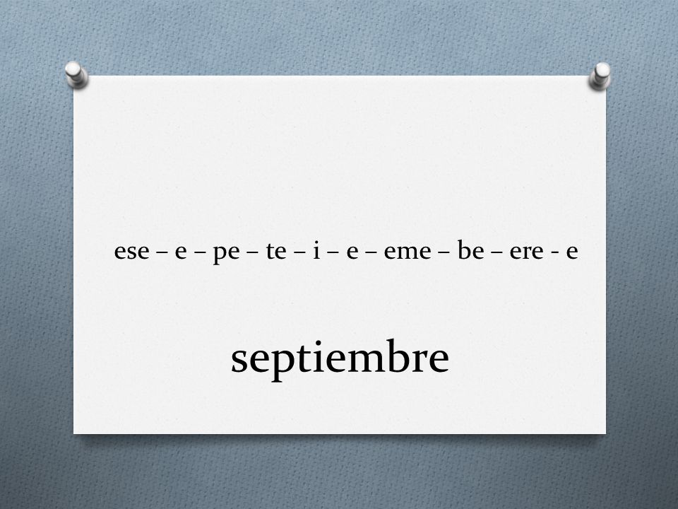ese – e – pe – te – i – e – eme – be – ere - e