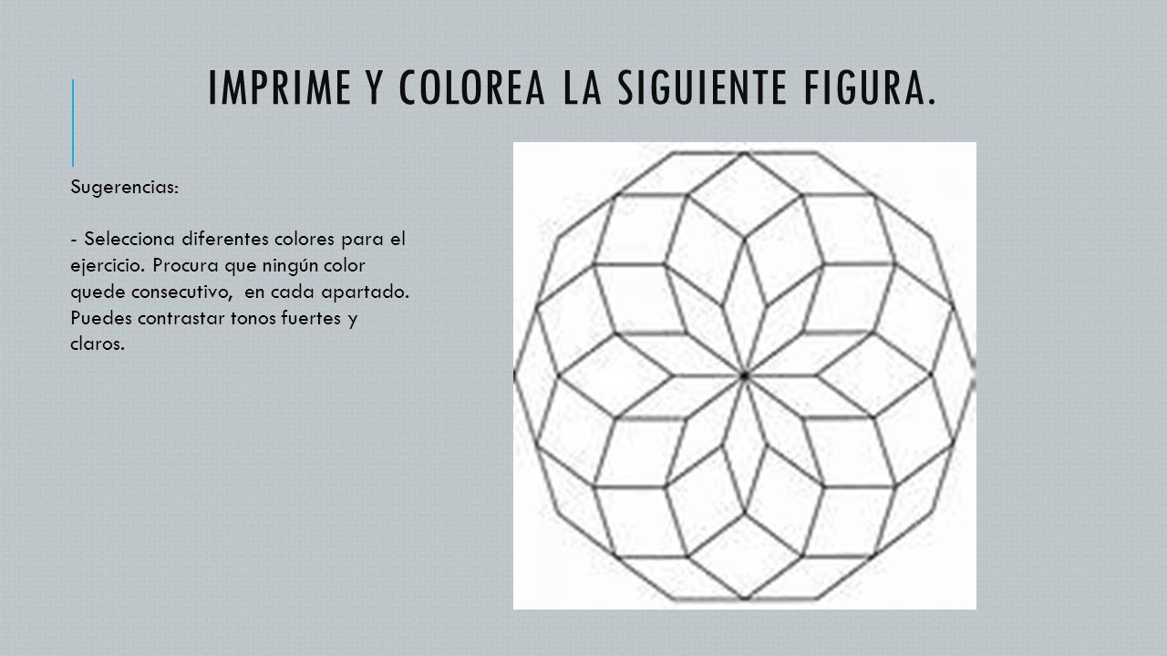Imprime y colorea la siguiente figura.