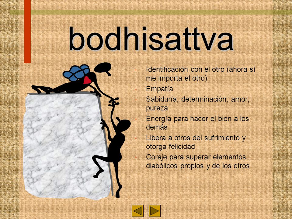bodhisattva Identificación con el otro (ahora sí me importa el otro)