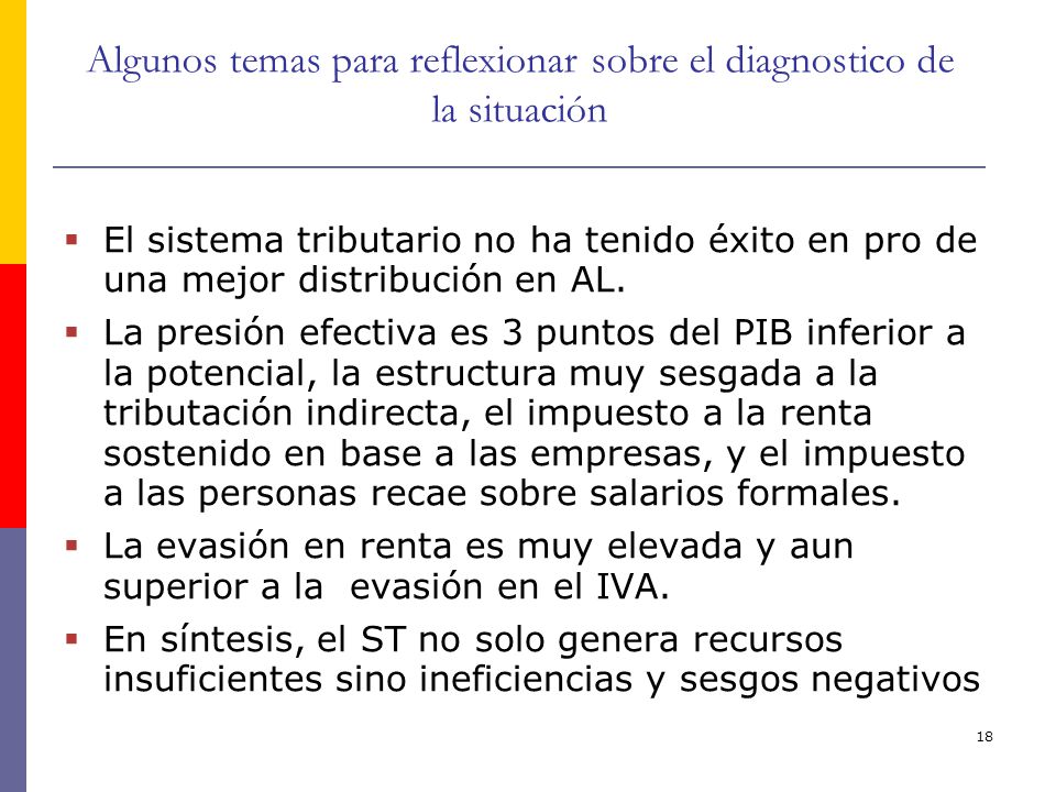 Algunos temas para reflexionar sobre el diagnostico de la situación