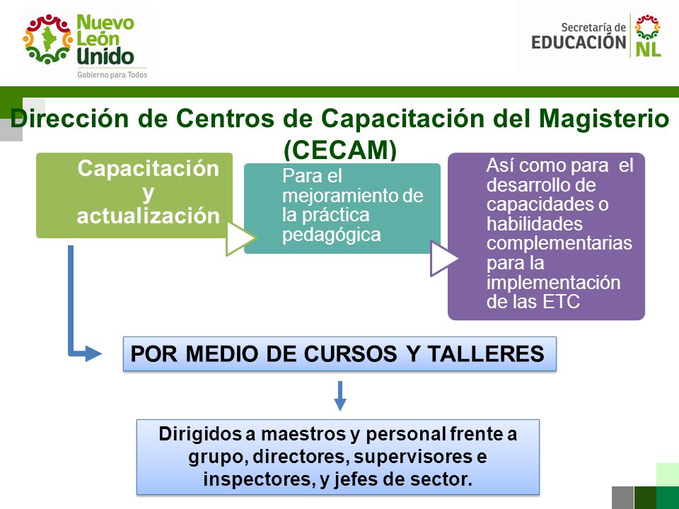 Dirección de Centros de Capacitación del Magisterio (CECAM)