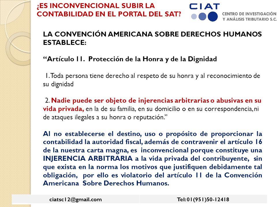 ¿ES INCONVENCIONAL SUBIR LA CONTABILIDAD EN EL PORTAL DEL SAT
