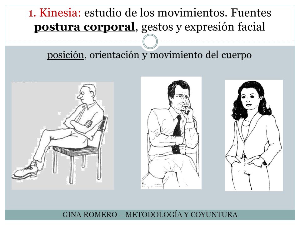 1. Kinesia: estudio de los movimientos