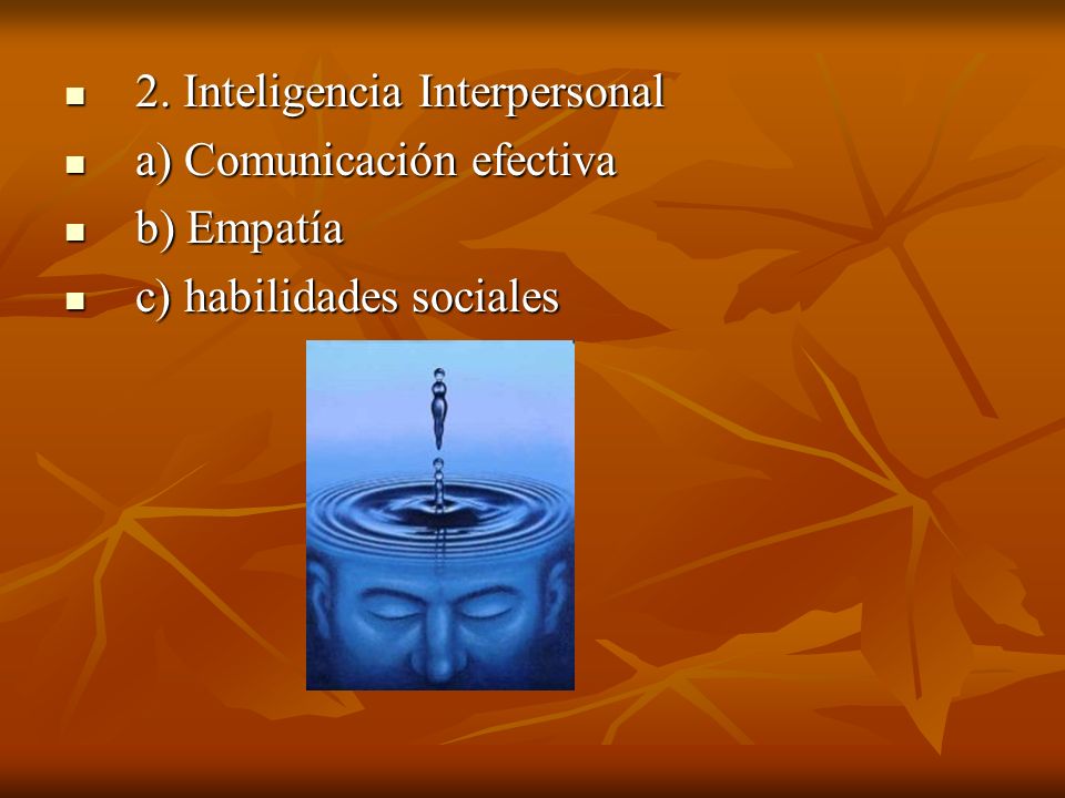 2. Inteligencia Interpersonal