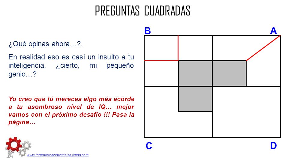 PREGUNTAS CUADRADAS B A D C ¿Qué opinas ahora… .