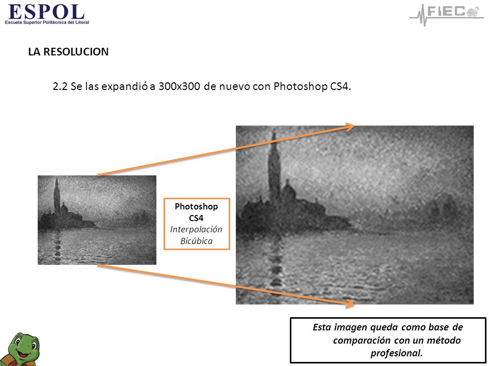 Esta imagen queda como base de comparación con un método profesional.