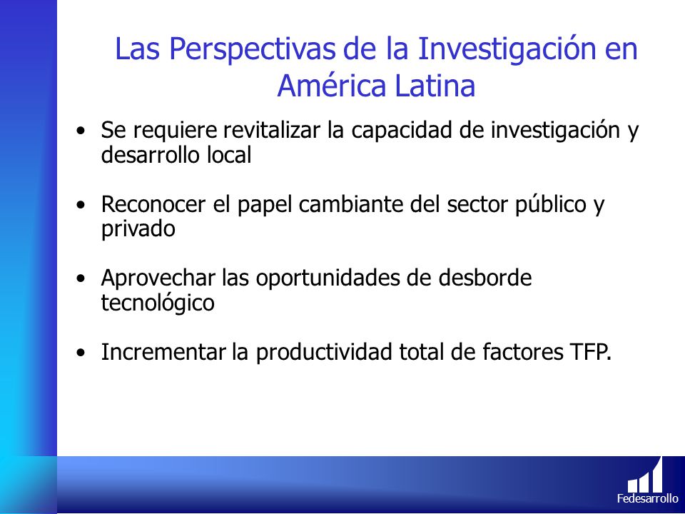 Las Perspectivas de la Investigación en América Latina