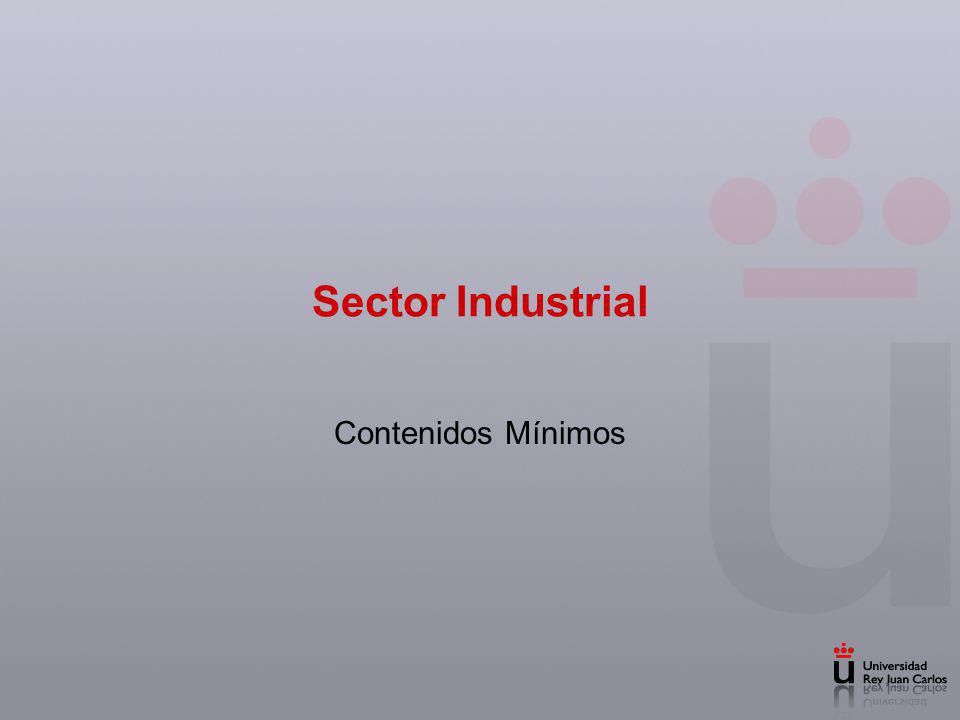 Sector Industrial Contenidos Mínimos