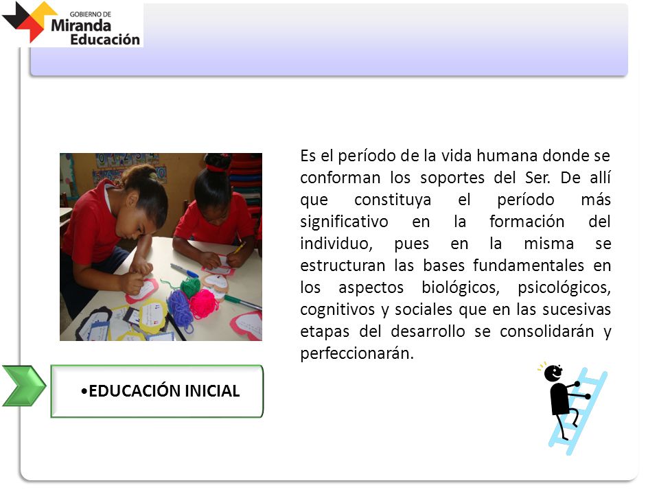 Es el período de la vida humana donde se conforman los soportes del Ser. De allí que constituya el período más significativo en la formación del individuo, pues en la misma se estructuran las bases fundamentales en los aspectos biológicos, psicológicos, cognitivos y sociales que en las sucesivas etapas del desarrollo se consolidarán y perfeccionarán.