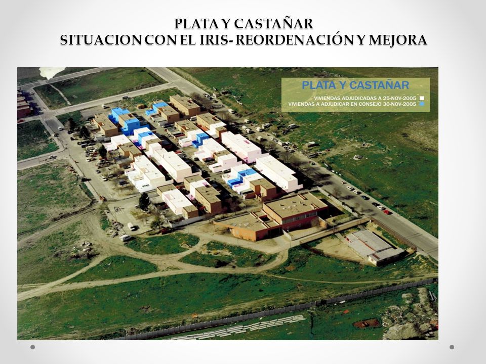 PLATA Y CASTAÑAR SITUACION CON EL IRIS- REORDENACIÓN Y MEJORA