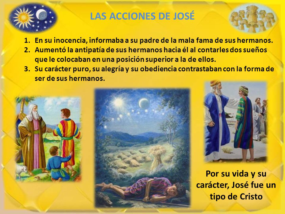 Por su vida y su carácter, José fue un tipo de Cristo
