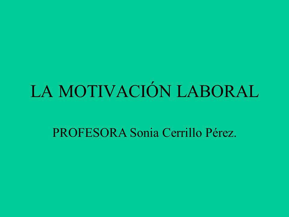 PROFESORA Sonia Cerrillo Pérez.