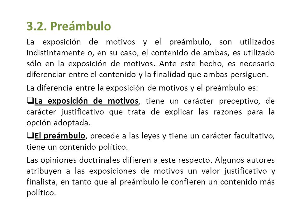 3.2. Preámbulo