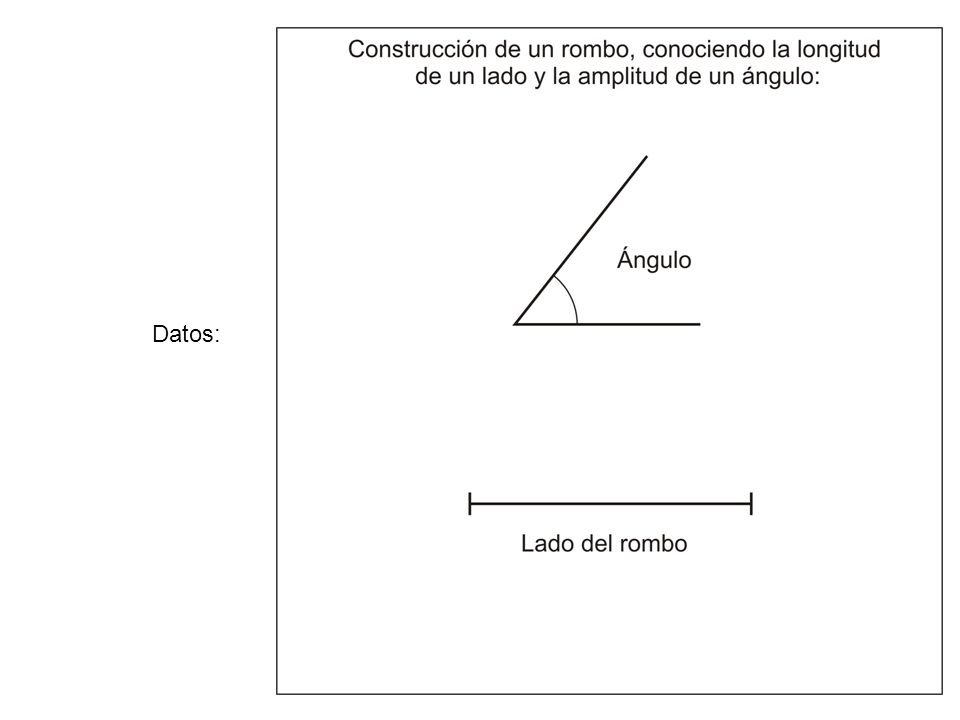 7 Rombo dados el lado y un ángulo. - ppt descargar