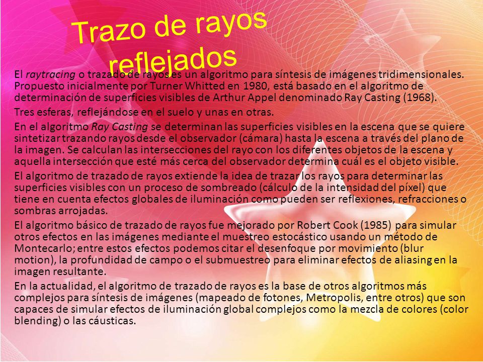 Trazo de rayos reflejados