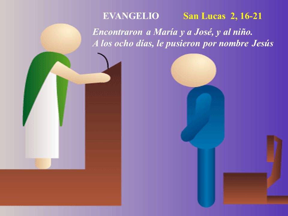 EVANGELIO San Lucas 2, Encontraron a María y a José, y al niño.