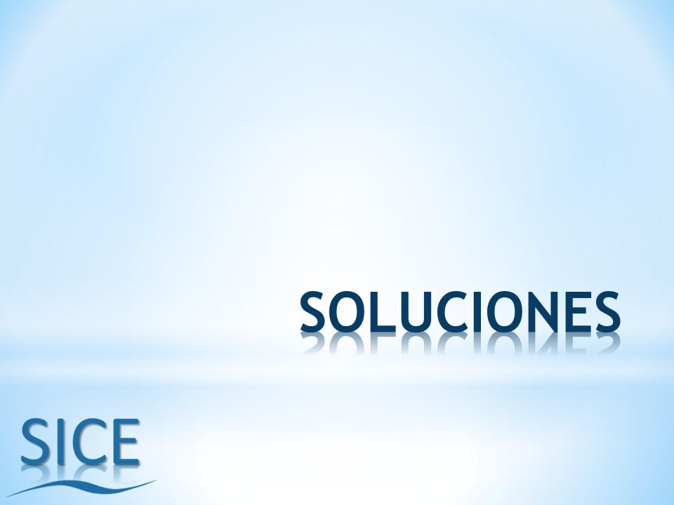 SOLUCIONES