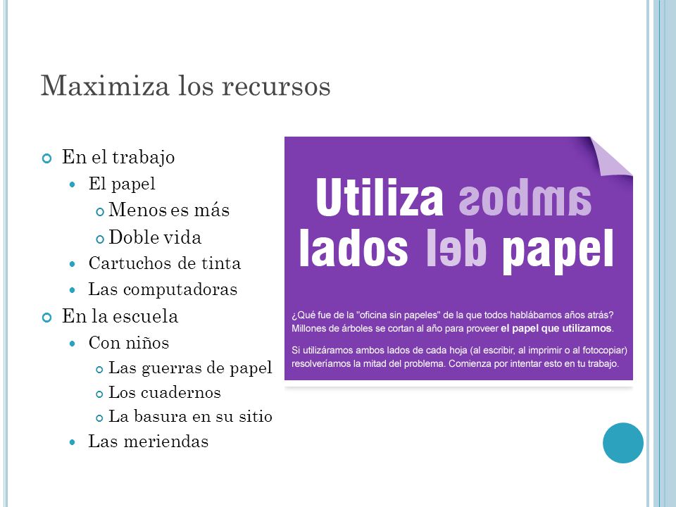 Maximiza los recursos En el trabajo Menos es más Doble vida