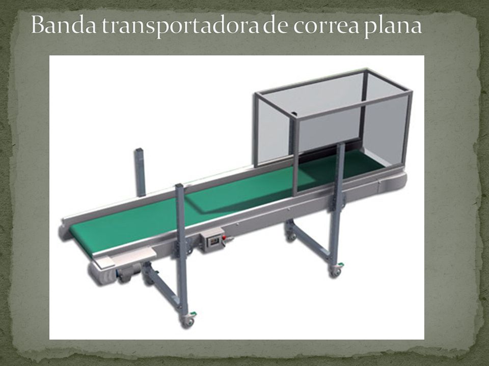 Banda transportadora de correa plana