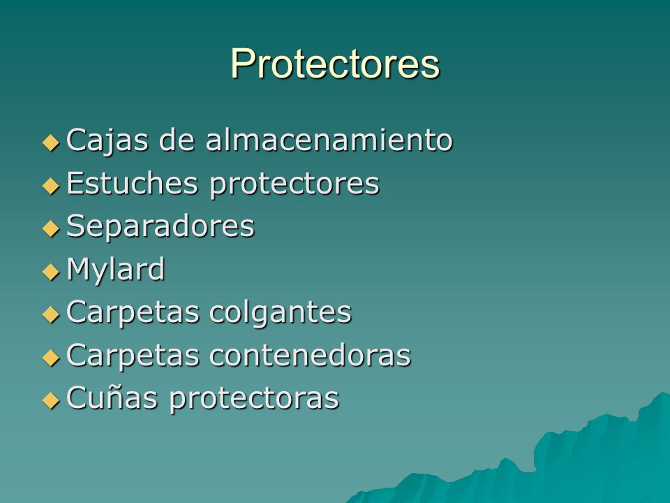 Protectores Cajas de almacenamiento Estuches protectores Separadores