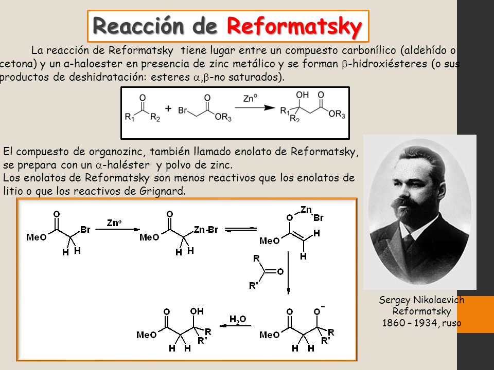 Reacción de Reformatsky