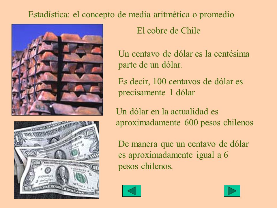 Estadística: el concepto de media aritmética o promedio