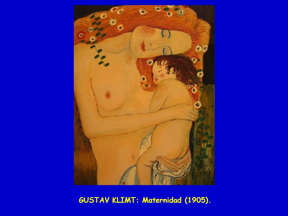 GUSTAV KLIMT: Maternidad (1905).