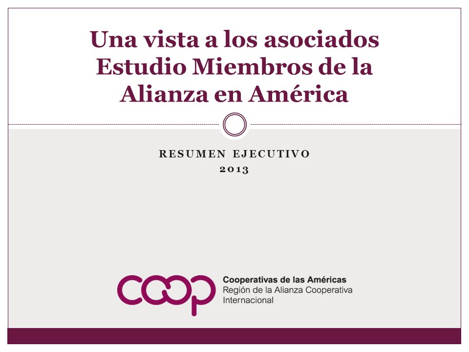 Una vista a los asociados Estudio Miembros de la Alianza en América