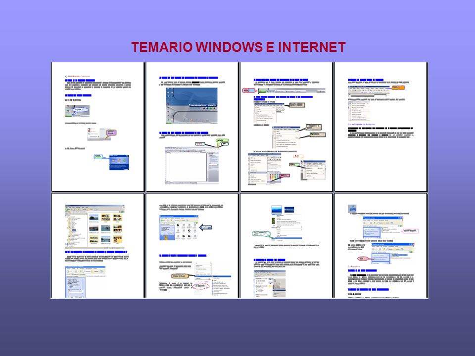 TEMARIO WINDOWS E INTERNET