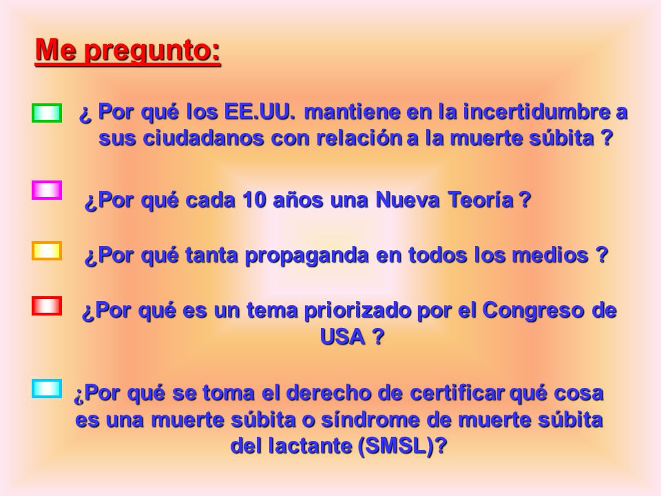 Me pregunto: ¿ Por qué los EE.UU. mantiene en la incertidumbre a