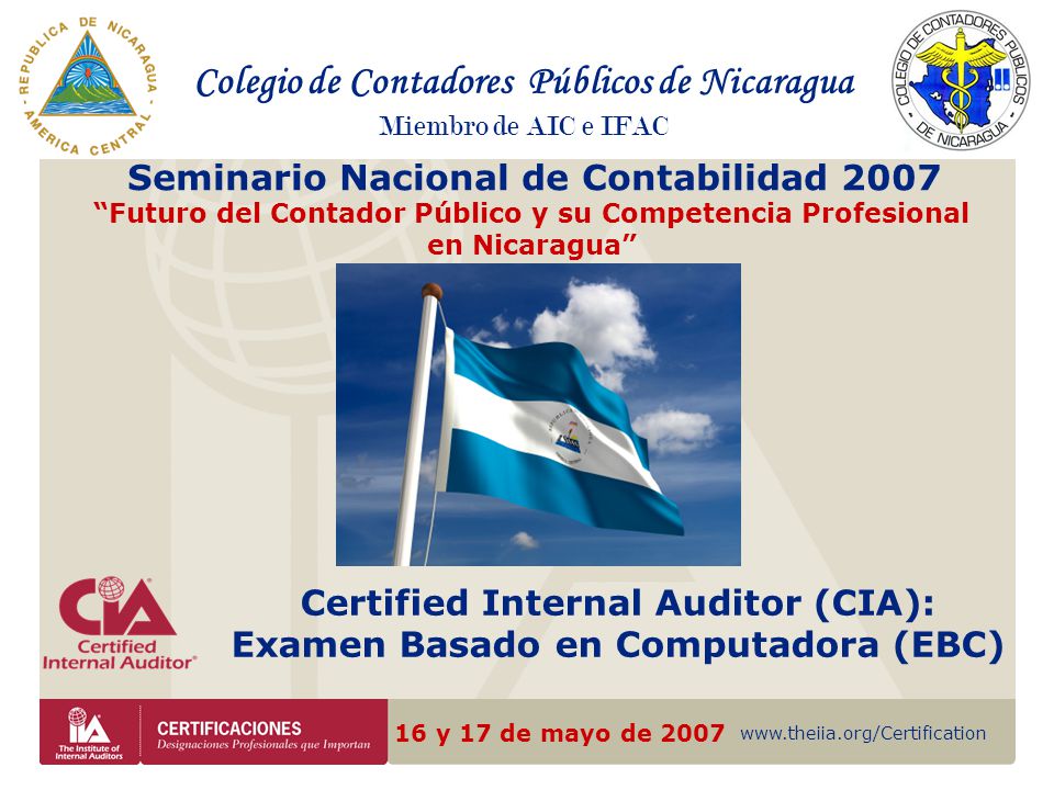 Colegio de Contadores Públicos de Nicaragua Miembro de AIC e IFAC