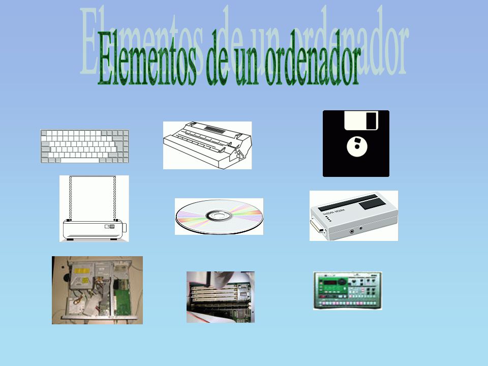 Elementos de un ordenador