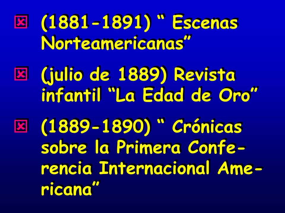 ( ) Escenas Norteamericanas