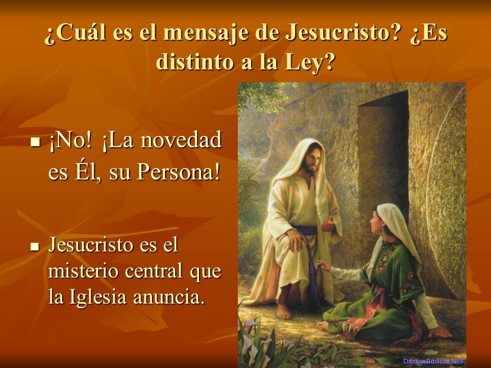 ¿Cuál es el mensaje de Jesucristo ¿Es distinto a la Ley