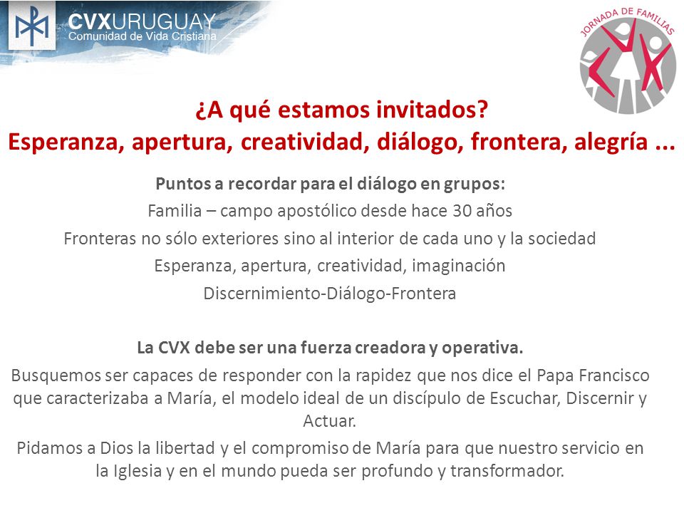 ¿A qué estamos invitados