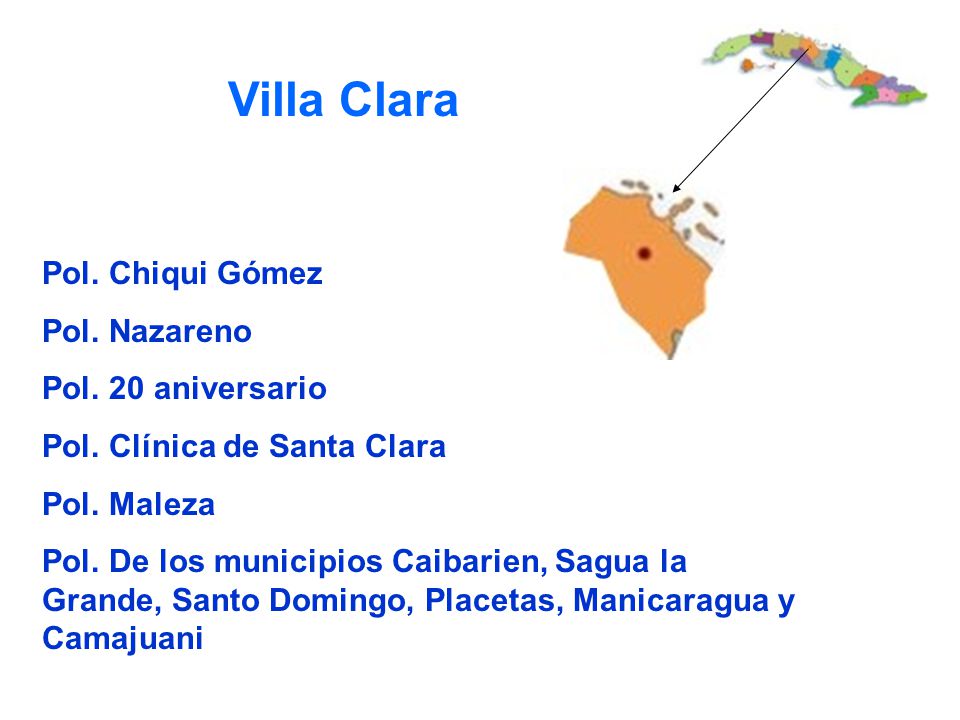 Villa Clara Pol. Chiqui Gómez Pol. Nazareno Pol. 20 aniversario