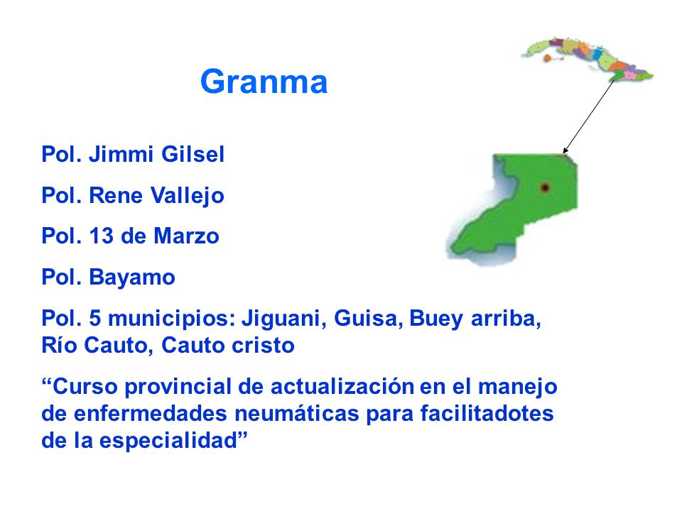Granma Pol. Jimmi Gilsel Pol. Rene Vallejo Pol. 13 de Marzo