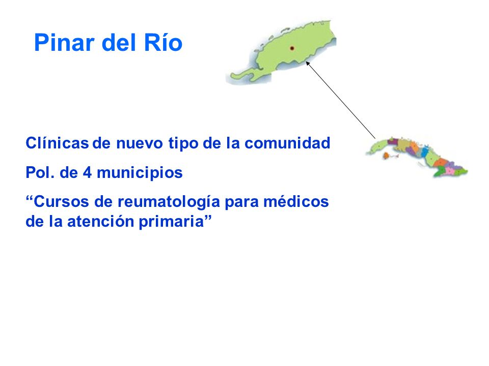 Pinar del Río Clínicas de nuevo tipo de la comunidad