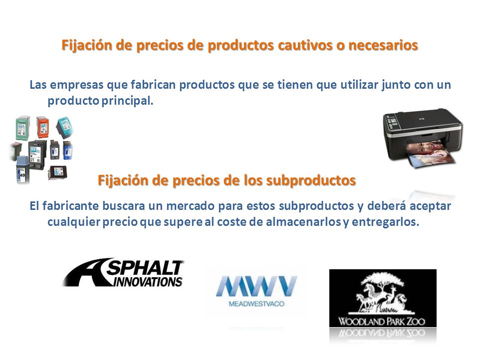 Fijación de precios de productos cautivos o necesarios