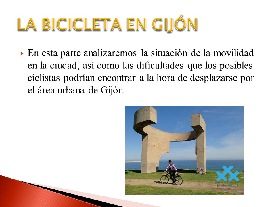 LA BICICLETA EN GIJÓN