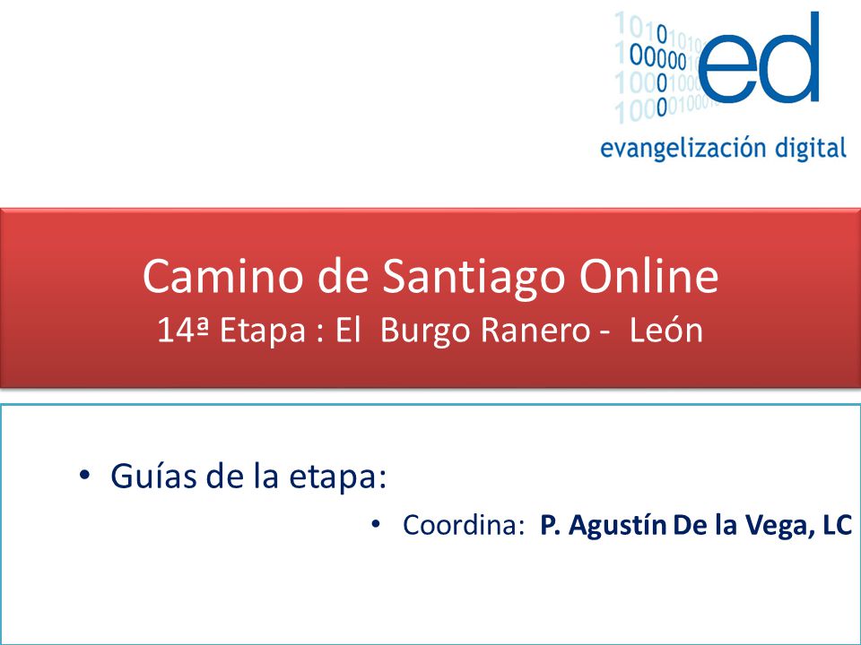 Camino de Santiago Online 14ª Etapa : El Burgo Ranero - León