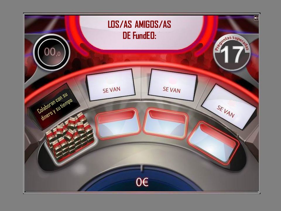 LOS/AS AMIGOS/AS DE FundEO: 17 Colaboran con su dinero y su tiempo