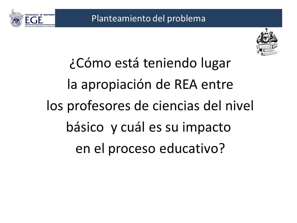 Planteamiento del problema