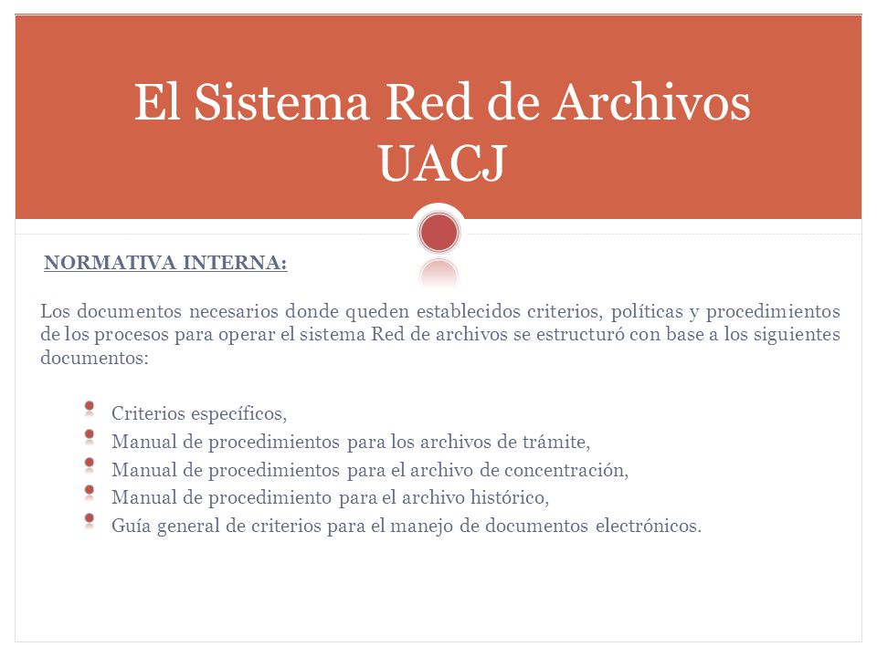 El Sistema Red de Archivos UACJ