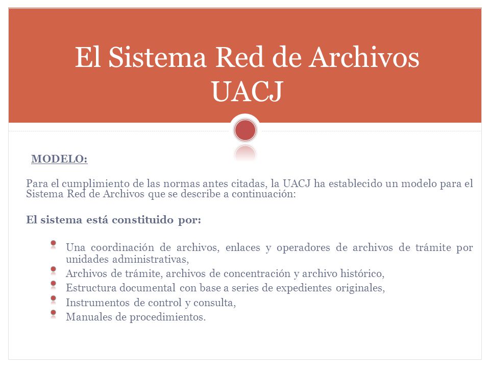 El Sistema Red de Archivos UACJ