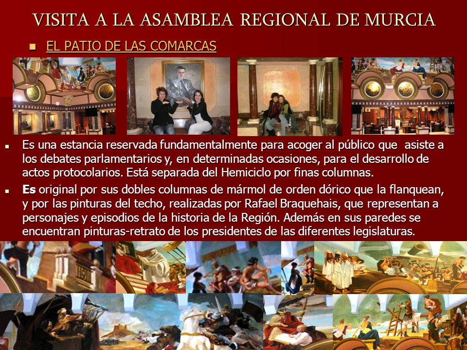 VISITA A LA ASAMBLEA REGIONAL DE MURCIA